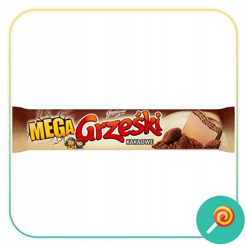 GRZEŚKI MEGA bez polewy 34g - 64szt Promocja na Arena.pl