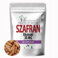 SZAFRAN EKSTRAKT 30MG 60 KAPSUŁEK – STRES, NASTRÓJ, NATURALNIE RELAKS