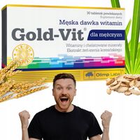 Multiwitamina DLA MĘŻCZYZN Olimp Gold Vit 30 tabletek suplement diety