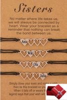 BRANSOLETKI 4szt SIOSTRY FRIEND GRAWER IMIĘ C728
