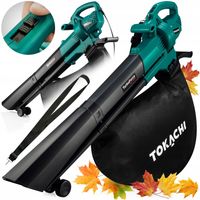 DMUCHAWA ELEKTRYCZNA DO LIŚCI 3500W OGRODOWA 3W1 ODKURZACZ ROZDRABNIACZ 45L