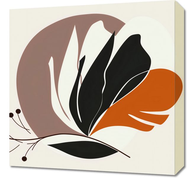 Obraz 50x50cm Elegancja Roślinna zdjęcie 1