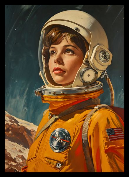 Plakat 25x35cm Pionierka Kosmosu zdjęcie 2