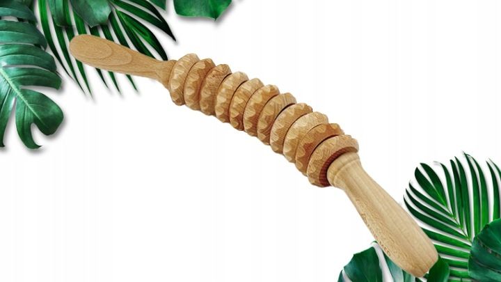 MASAŻER ELASTYCZNY DREWNIANY WAŁEK NA CELLULIT PL zdjęcie 5