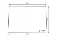 szyba przednia - przód ciągnika Ursus C-360 kabina Lubsko