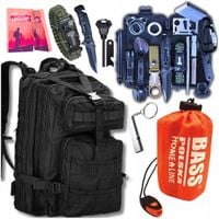 Plecak Taktyczny Zestaw Przetrwania 32w1 Koc Namiot Termiczny Super Prezent