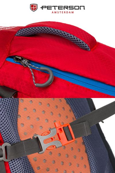 plecak ptn jps-02-8498 red/blu zdjęcie 14