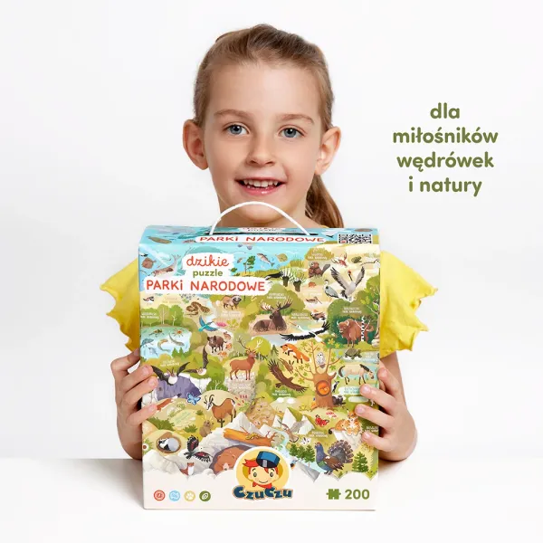 Dzikie puzzle 200 elementów. Parki narodowe zdjęcie 4