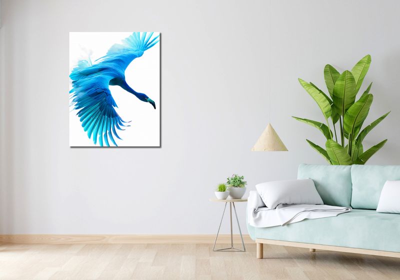 Obraz 70x90cm Błękitny Lot zdjęcie 2