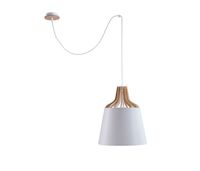 Lampa wisząca 1xE27 IVONE WHITE III LONG 757