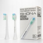 końcówka shona do szczoteczk oro-sonic white 2 szt