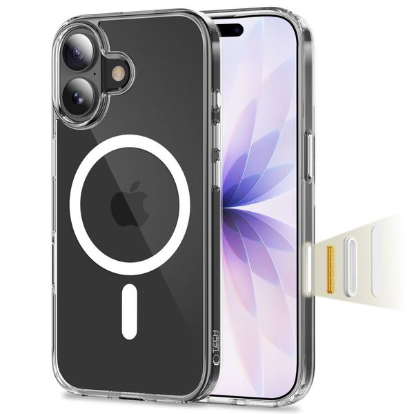 tech-protect flexair hybrid cc magsafe iphone 17 clear zdjęcie 1