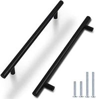 uchwyt meblowy do szafek czarny matowy 15 sztuk