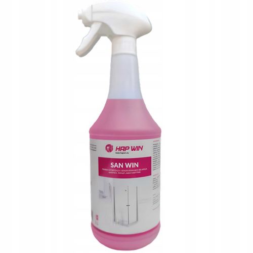 Środek Pianka do Sanitariatów Łazienek KABIN PRYSZNICÓW 1L HAP WIN GRATISY na Arena.pl