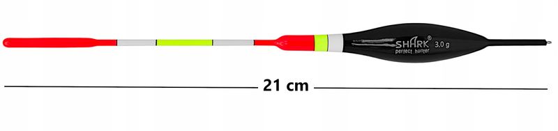 Spławik Przelotowy z BALSY SHARK 3,0 g / 21 cm zdjęcie 2