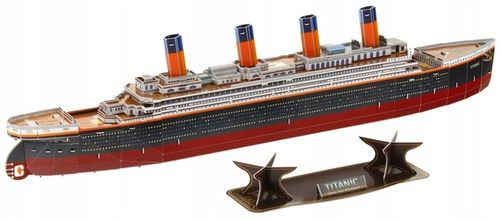 Puzzle Przestrzenne 3D Titanic Duży Okręt Statek 116 Elementów 81 cm na Arena.pl