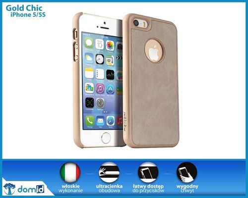 Etui Apple iPhone 5/5s/se Meliconi Gold Chic na Arena.pl