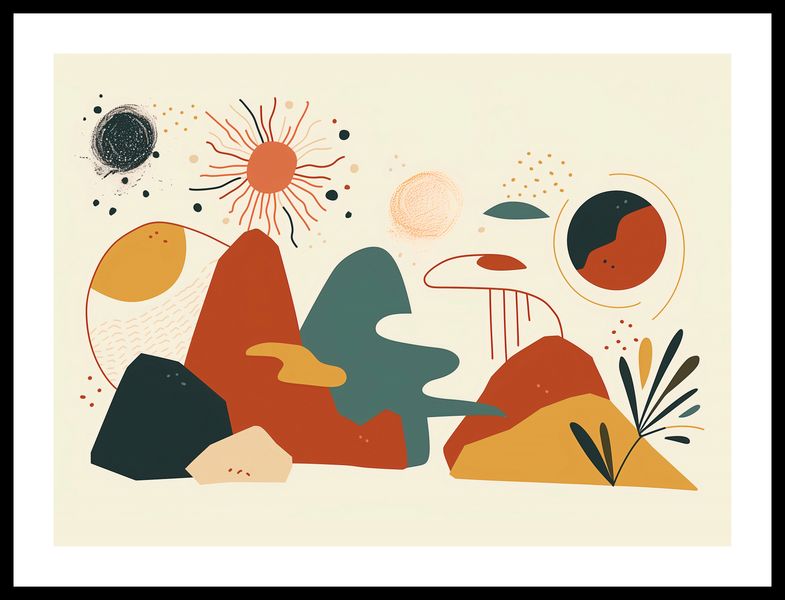 Plakat 55x40cm Kosmos Barw zdjęcie 3