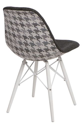 Krzesło P016W Pattern szar-pepitka/white MICROUSBCABLE1 na Arena.pl