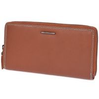 Kolorowy długi portfel skórzany damski Bellugio - wielbłądzi