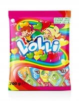 Lizaki Lolli w Kształcie Serduszka Owocowe w 6 Smakach Argo 7g x 100 Sztuk