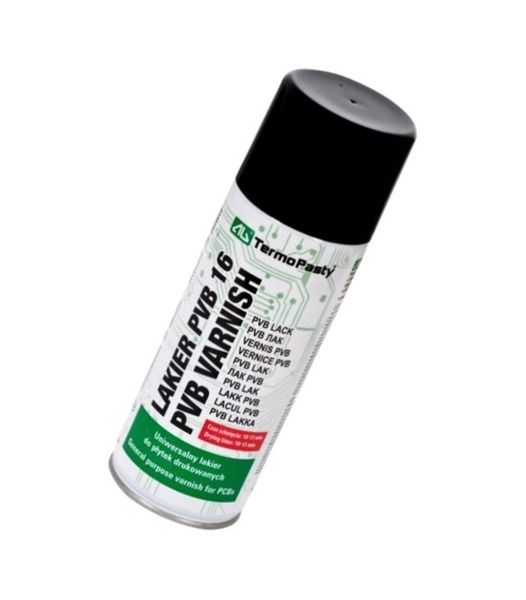 LAKIER IZOLACYJNY PVB16 DO PŁYTEK PCB PVB 400ml AG zdjęcie 1