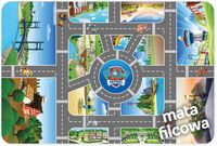 Mata Filcowa Nickelodeon dywany 75x112 cm - Psi Patrol Miasta