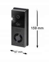 WIDEODOMOFON WiFi 2-żyłowy Full HD CZYTNIK BRELOKÓW RFID MONITOR 8" Tuya