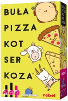 Buła Pizza Kot Ser Koza - szybka zabawna szalona gra karciana 2 - 8 graczy