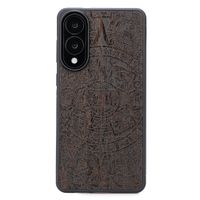 Drewniane Etui Bewood do Samsung Galaxy S25 Edge KALENDARZ AZTECKI ZIRICOTE