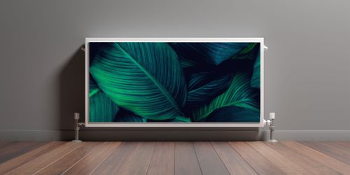 Mata MAGNETYCZNA Grzejnika Tropikalne Liście Rośliny 80cm x 60cm na Arena.pl