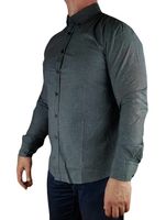 Męska koszula Hugo Boss -Mabsoot_2 Slim 50484706 grafitowa Boss Orange -XXL