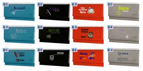 TERMINARZ STRAŻAKA personalizowany 2026 tygodniowy kalendarz biurkowy na Arena.pl