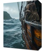 Obraz 30x40cm Statek na Falach