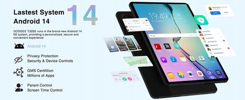 DOOGEE T30SE Tablet 11" 2.4K 9GB/128GB Android 14 WIFI SIM Hi-Res 8580mAh na Arena.pl