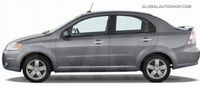 CHEVROLET AVEO SEDAN / AVEO5 - Listwy CHROM na drzwi boczne chromowane