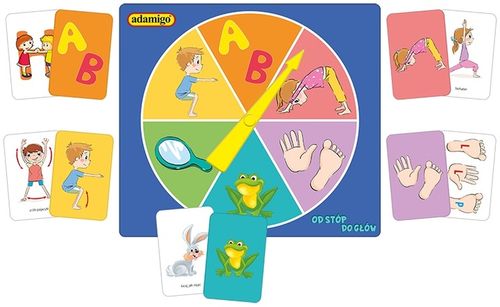 OD STÓP DO GŁÓW ADAMIGO GRA PLANSZOWA DLA DZIECI na Arena.pl