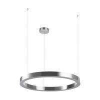 Lampa wisząca CIRCLE 80 LED nikiel szczotkowany 80 cm