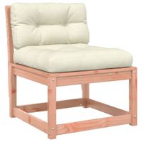 Sofa ogrodowa z poduszkami, lite drewno daglezjowe