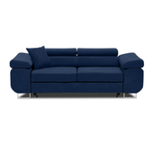 Rozkładana sofa, Bellezza, 209x100x87 cm, granatowy
