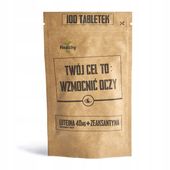 LUTEINA 40mg ZEAKSANTYNA 8mg RYBOFLAWINA 100% ZDROWY WZORK OCZY 100 Tab.