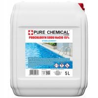 PODCHLORYN SODU 15% CHLOR W PŁYNIE DO WODY DO DREWNA 5L
