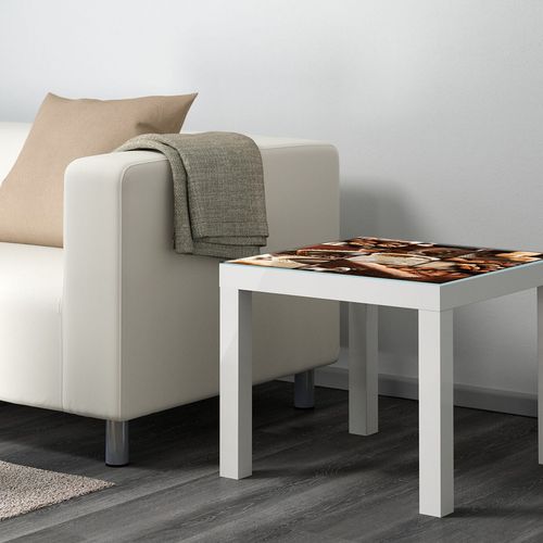 BLAT SZKLANY IKEA LACK Kawa z Twoim napisem 55x55cm 072b na Arena.pl