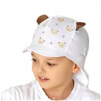 CZAPKA Z DASZKIEM SAFARI OSŁONA NA KARK LATO 48