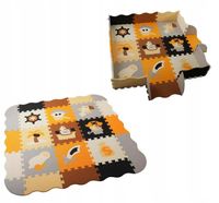 MATA EDUKACYJNA PIANKOWA PUZZLE 3D KOJEC XXL 114x114 cm PIRACI DLA CHŁOPCA