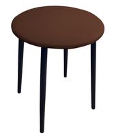 Taboret TRIX D02 brązowy podstawa czarna