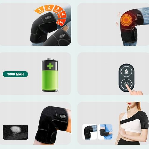 MASAŻER STABILIZATOR KOLANA ŁOKCIA BARKU GRZEJĄCY, Grafen na Arena.pl