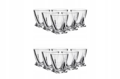 BOHEMIA QUADRO Szklanki 340 ml 12 sztuk na Arena.pl