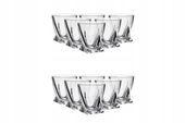 BOHEMIA QUADRO Szklanki 340 ml 12 sztuk