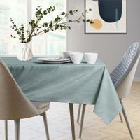 Obrus plamoodporny VESTA 100X100 okrągły miętowy AmeliaHome